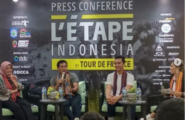 TAK HANYA MOTO GP,  L’Etape Indonesia by Tour de France juga Kepincut Pesona Mandalika