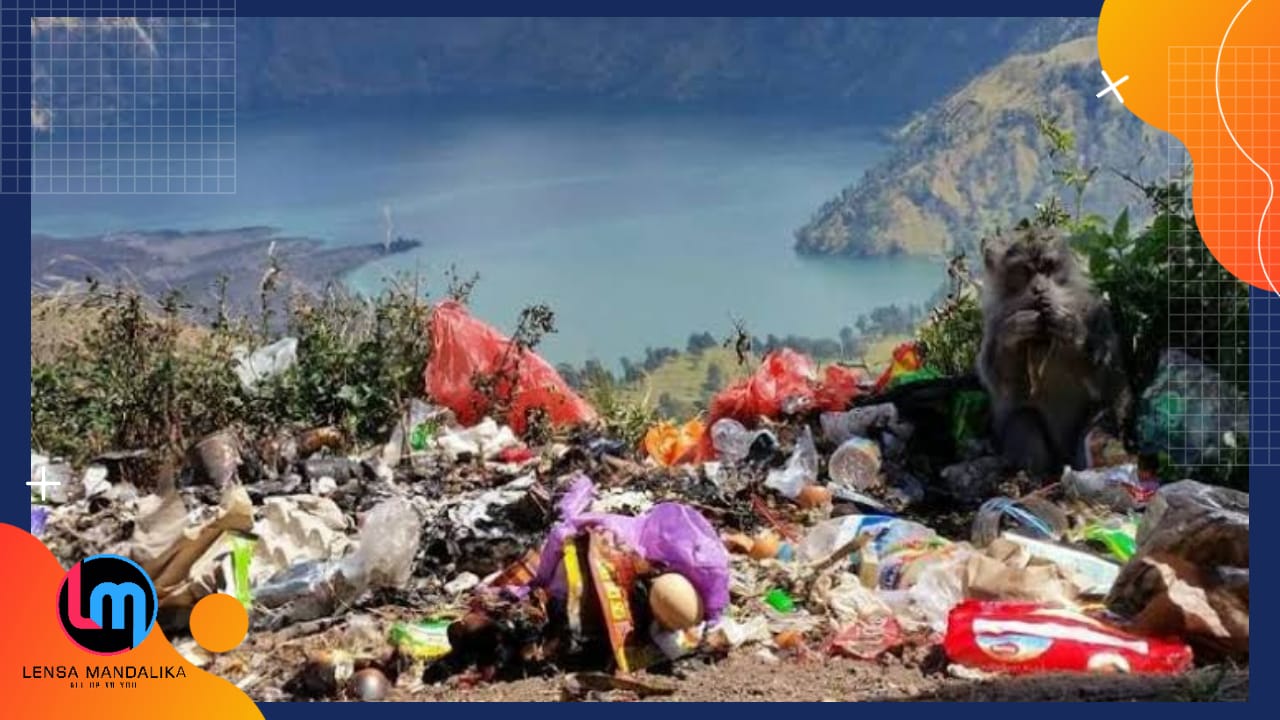 Ngaku Pencinta Gunung, tapi 5 Ton Sampah Pendaki tertinggal di Rinjani