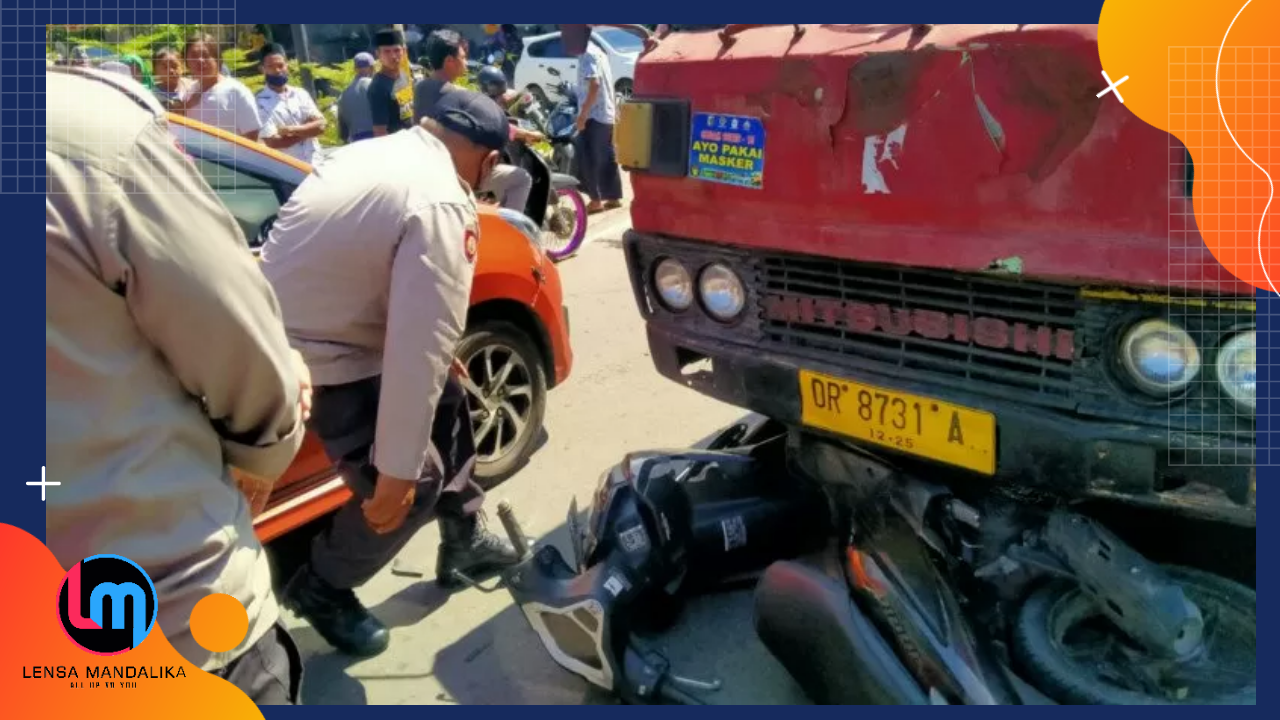 Kecelakaan Maut Motor vs Dump Truck di Batukliang-Loteng, Satu Orang Tewas di Tempat