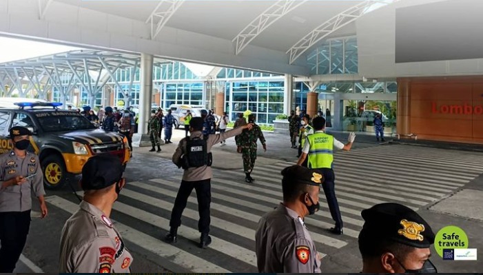 Jelang IATC dan WSBK, Aparat Gabungan Gagalkan Teror Bom di Bandara Lombok