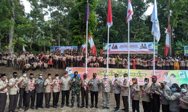 Diikuti ratusan peserta, Perkemahan Wirakarya Daerah Nusa Tenggara Barat 2021 Resmi di Buka