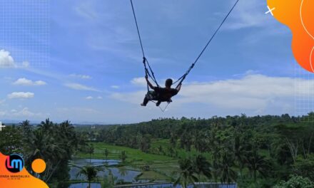 Wahana Swing Pemacu Adrenalin, Atraksi Wisata Baru di Dewi Tereng Kuning-Aik Bukak BKU