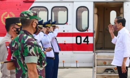 Dari Lombok Presiden Jokowi naik Heli ke KSB, Resmikan Bendungan Bintang Bano