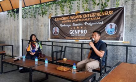 Sukses ! Genpro Mataram Launching Women Entrepreneur, Panggilan Kolaborasi Bagi Pegiat Wirausaha