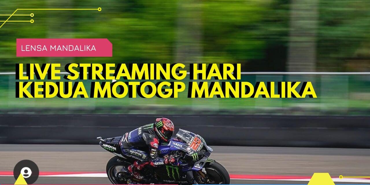 Link Live Streaming MotoGP Mandalika hari kedua, Alternatif buat pecinta balap yang tak kebagian tiket