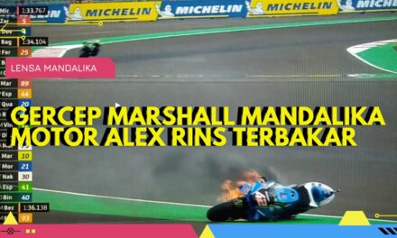 Sirkuit Mandalika Bertuah: Motor Alex Rins Terbakar, Marquez Dua kali Jatuh