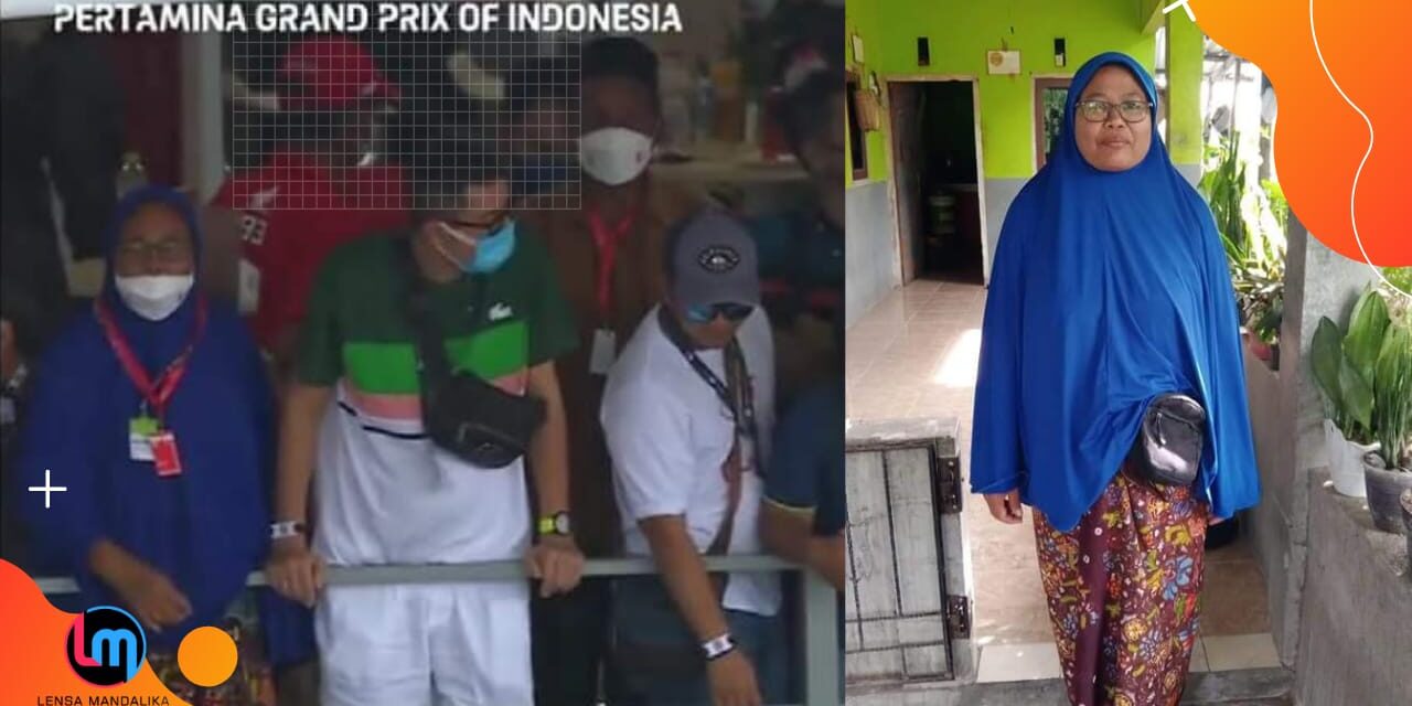 Warga Lombok Tengah nonton MotoGP Mandalika di Premiere Class, Outfitnya pakai ‘Bendang’