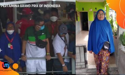 Warga Lombok Tengah nonton MotoGP Mandalika di Premiere Class, Outfitnya pakai ‘Bendang’