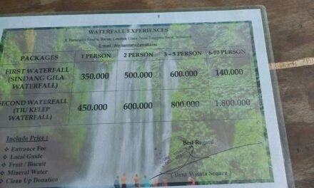 Kades Senaru sesalkan ada Oknum jual Paket Wisata Air Terjun Ratusan-Jutaan Rupiah