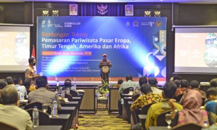 Dihadiri Pegiat Pariwisata, SJP Buka Acara Bimtek Pemasaran Pariwisata Pasar Eropa dan Timur Tengah