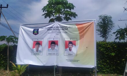 Pertama di Kecamatan Pujut, Desa Segala Anyar selenggarakan Pilkades PAW