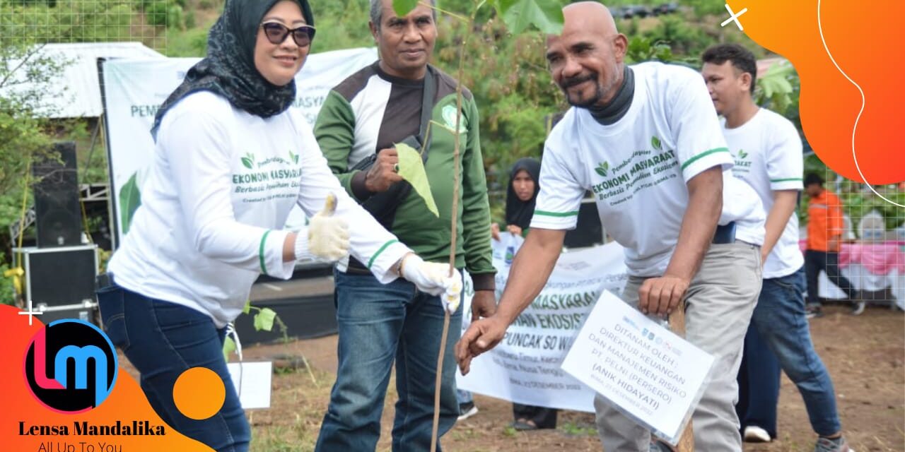 Peduli Lingkungan, PELNI Ajak Tanam Ribuan Pohon Kemiri di Kota Bima