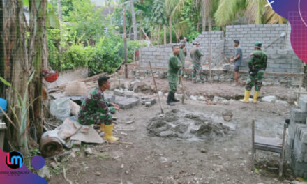 Kodim Loteng Bangun rumah warga kurang mampu di Labulia, TAC: Tentara memang serba bisa