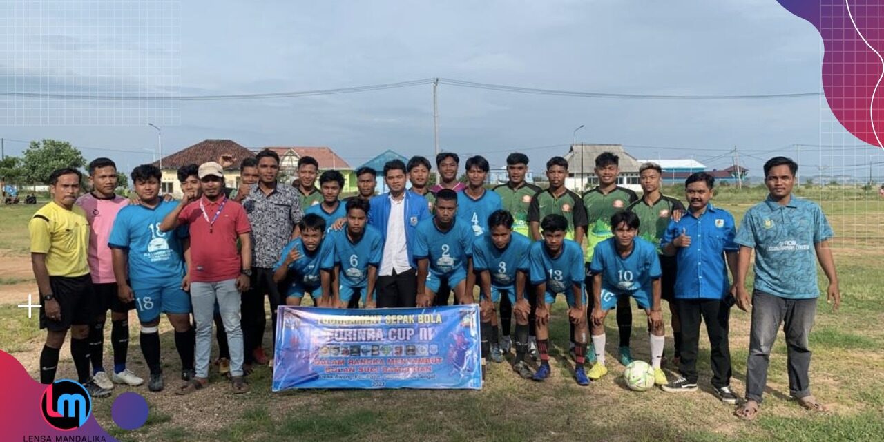 KNPI Lombok Tengah Buka Turnamen Forinra CUP III Desa Persiapan Awang