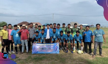 KNPI Lombok Tengah Buka Turnamen Forinra CUP III Desa Persiapan Awang