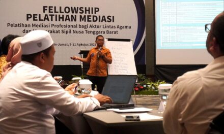 PUSAD Paramadina Gelar Pelatihan Mediasi Bagi Aktor Lintas Agama di NTB