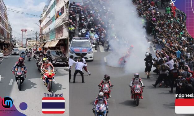 Tidak Seramai Indonesia, Parade Pembalap MotoGP di Thailand Sepi
