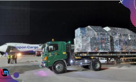 Diangkut Nippon Cargo, 111 Ton Logistik MotoGP Tiba di Lombok