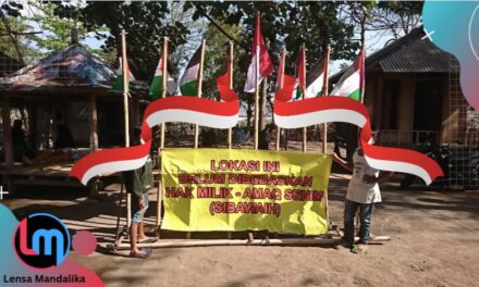 Senasib, Pemilik lahan di Mandalika Doa Bersama untuk Palestina