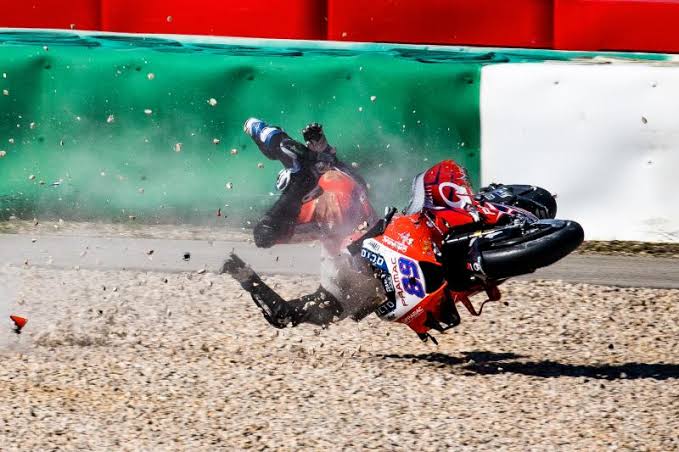 Deretan Pembalap Crash di Race MotoGP Mandalika: Luca Marini, Marquez hingga Jorge Martin