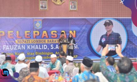 Diiringi Suasana Haru, Fauzan Khalid Resmi Berhenti Jabat Bupati Lombok Barat