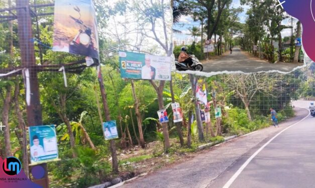 Biaya Kampanye Mahal, Pol PP Maklum Banyak Caleg Tempel Foto di Pohon