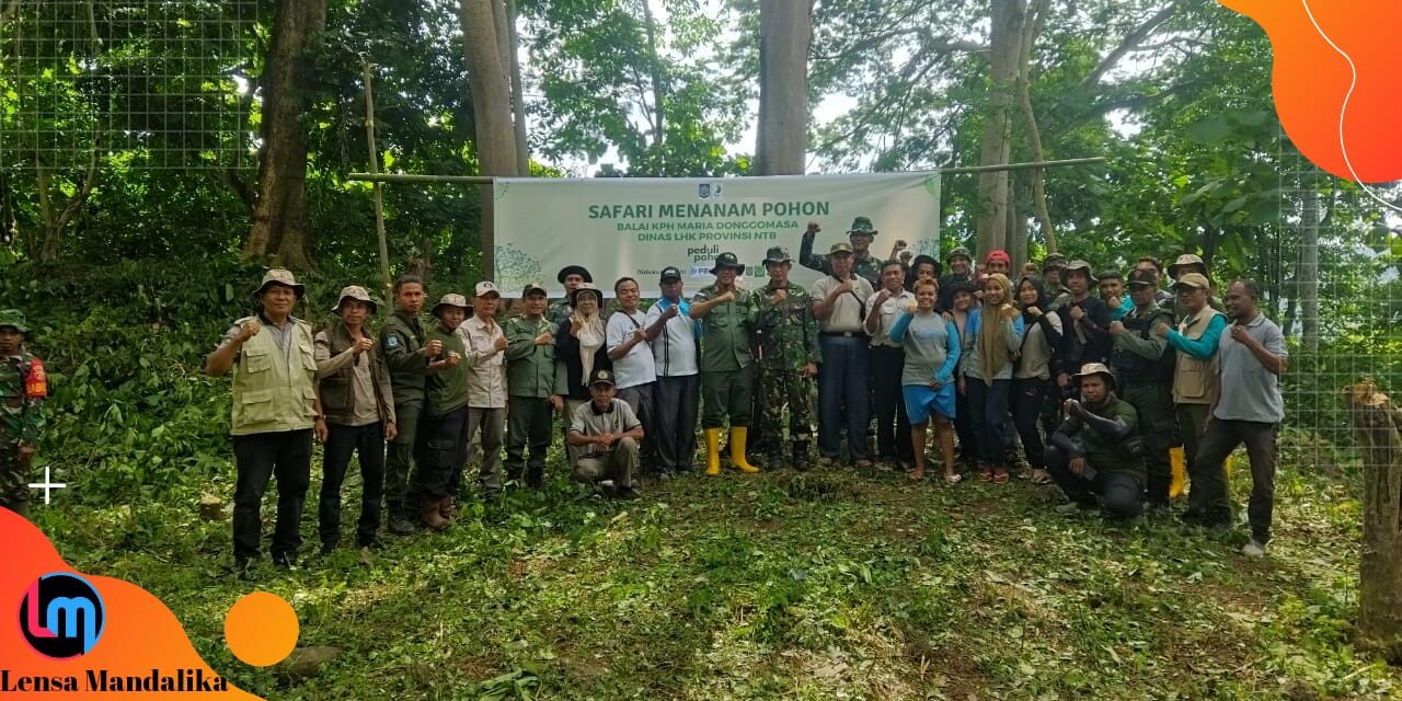 Kolaborasi Balai KPH Maria Donggo Masa dan PT Pelni Bima Adakan Penghijauan Kurangi Resiko Bencana