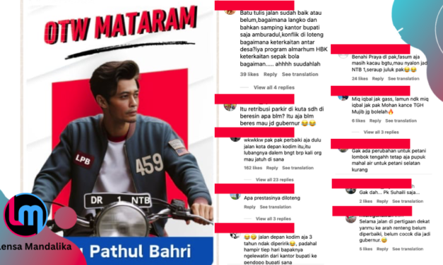 Viral! Karikatur Pathul Bahri OTW Mataram dibully Netizen