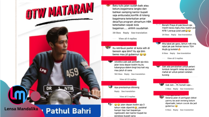 Viral! Karikatur Pathul Bahri OTW Mataram dibully Netizen