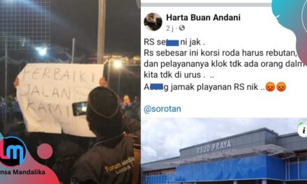 Masih heboh Jalan Rusak, viral lagi Pasien Protes Pelayanan RSUD Praya