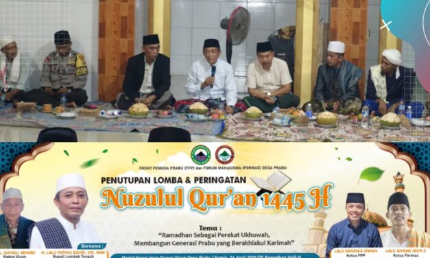 Bupati Lombok Tengah tutup kegiatan Gebyar Ramadhan 1445 H di Desa Prabu