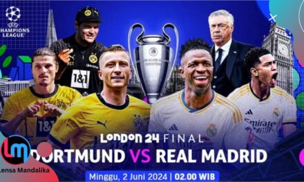 Final Liga Champion Real Madrid VS Borussia Dortmund, Tonton Live Streaming Disini