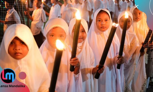 KTK Pujut Gelar Pawai Takbiran Idul Adha, Hadiah Utama 1 Ekor Sapi