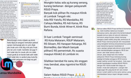 Oknum Nakes RSUD Praya Minta Warga Berobat ke RS Lain, Warganet kian meradang