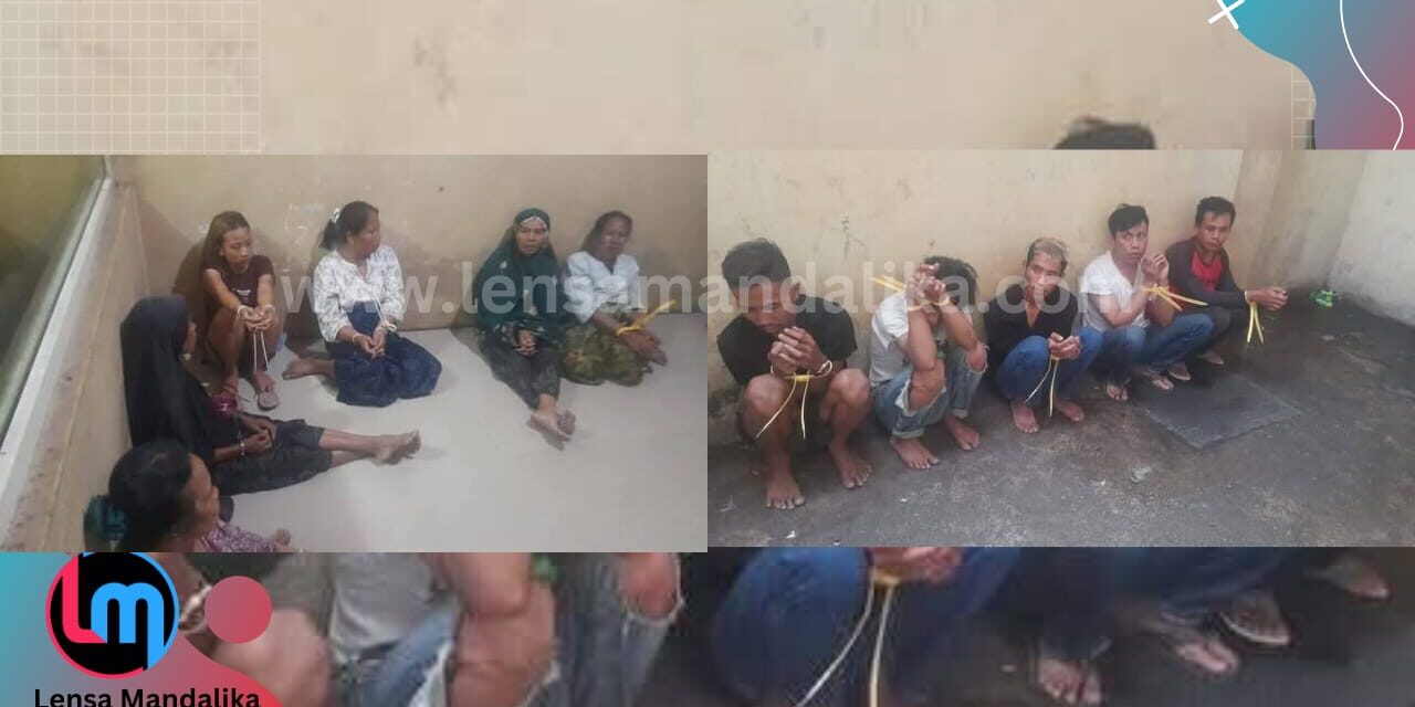 Aparat Gabungan Gerebek Pengedar Narkoba di Beleka-Loteng, Puluhan orang ditangkap