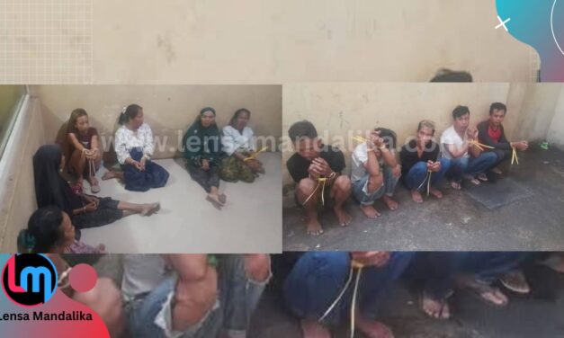 Aparat Gabungan Gerebek Pengedar Narkoba di Beleka-Loteng, Puluhan orang ditangkap