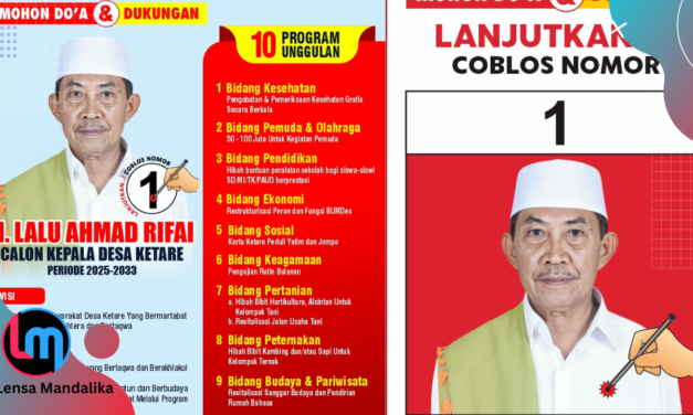 Bekal Pengalaman 30 Tahun, H Lalu Ahmad Rifai Siap Mengabdi untuk Ketara Lebih Maju