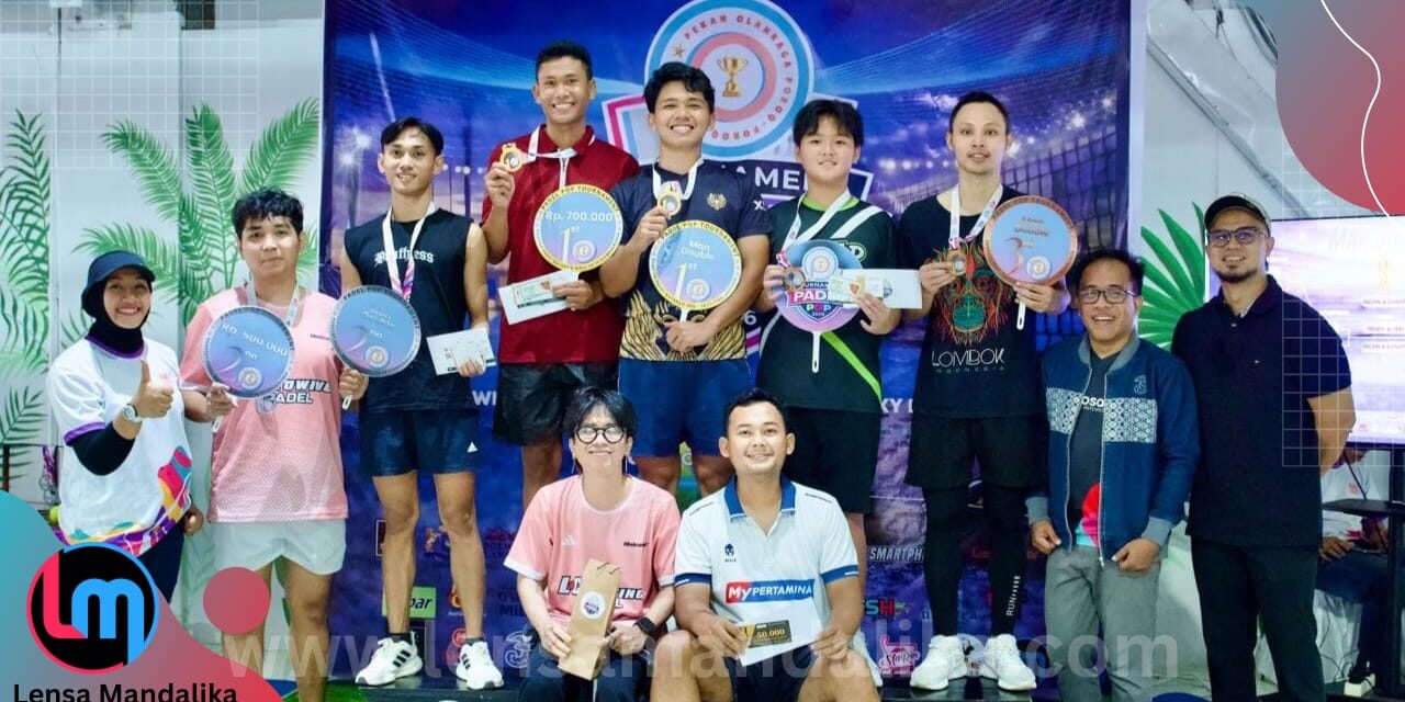 Antusiasme Atlet dan Penonton Membludak, Turnamen Padel POP 2026 di Mataram Sukses besar