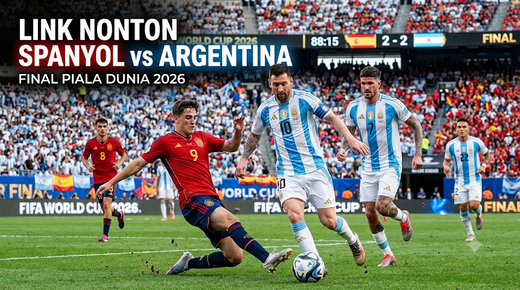 Final Piala Dunia 2026 Spanyol vs Argentina, Tonton Live Streaming Disini