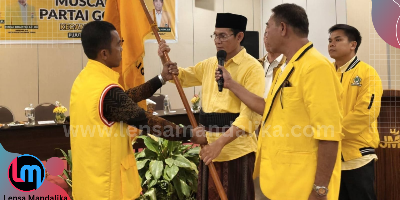 Sempat Alot, Rata Wijaya akhirnya Resmi Pimpin Golkar Kecamatan Pujut